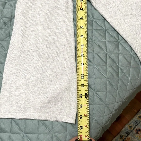 J Jill Sz Small Top cashmere cotton blend Gray long sleeves - Picture 12 of 12